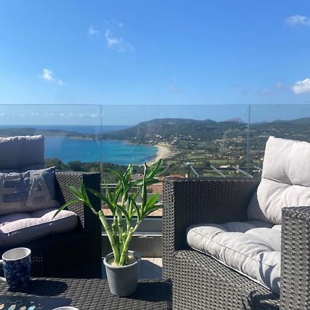 Haut De Villa - Vue Mer Avec Coucher De Soleil Каржез Екстер'єр фото