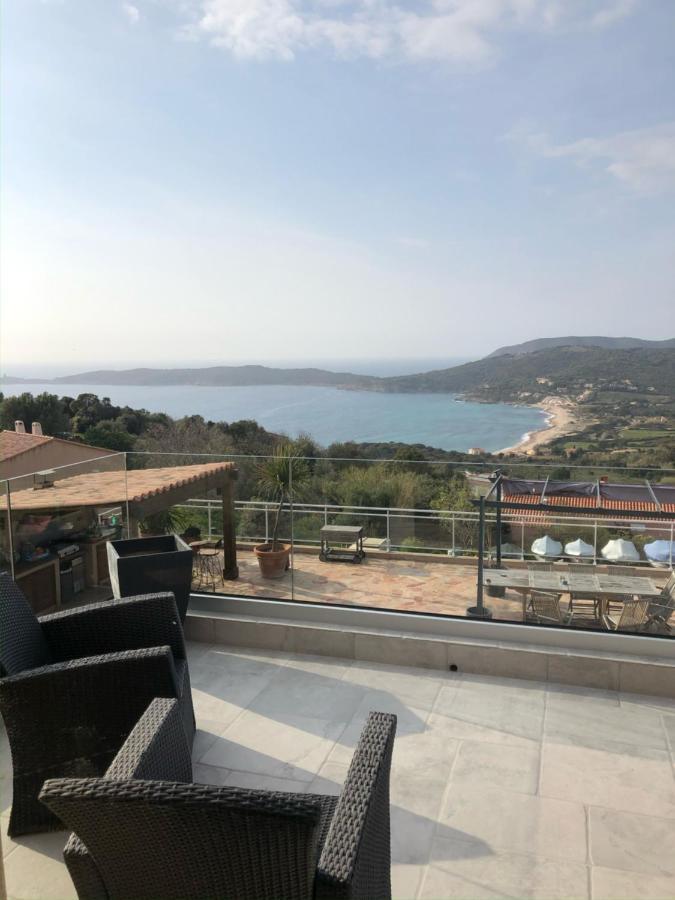 Haut De Villa - Vue Mer Avec Coucher De Soleil Каржез Екстер'єр фото